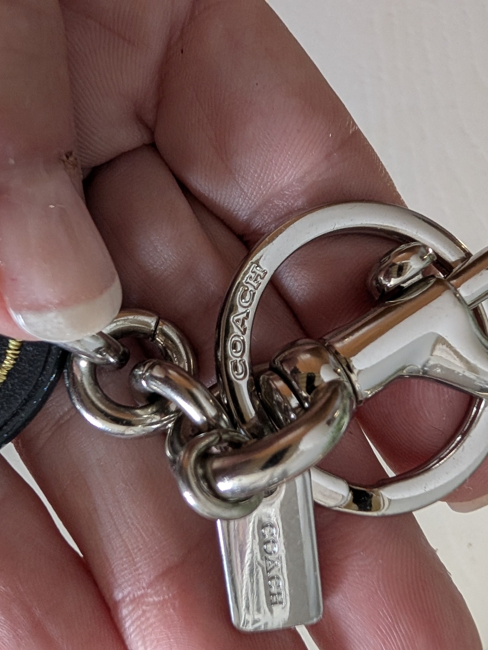 Coach Leather Butterfly Bag Charm/Keychain - EUC! - Picture 7 of 9